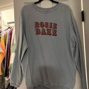 Rosie daze Corded sweatshirt